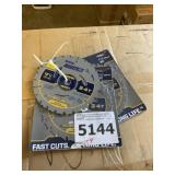Irwin 7 1/4"  24T Saw Blades.  x4