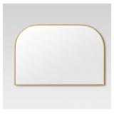 36" x24" Mantel Mirror (Brass)