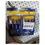 Irwin Speedbor Tri-Flute Bit Set