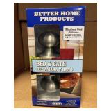 Satin Nickel Bed & Bath Knob x 12