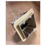 Flush Mount Dual Gang Electrical Box x24