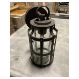 Wall Lantern In Bronze x2