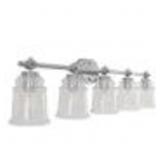 Allen & Roth 38" Chrome 5 Light Vanity Light