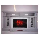 Freestanding Fireplace TV Stand 68"