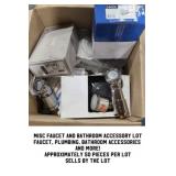 Misc Faucet & Bathroom Accessory Lot