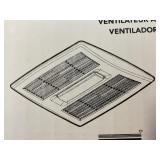 Broan flex in-vent exhaust fan/light.  x2