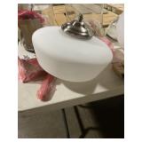 One Light Pendant. White.