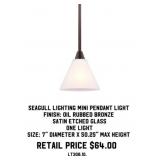 Sea Gull Lighting Mini Pendant Light