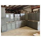 15 Pc New Castle Grey 36" Kitchen