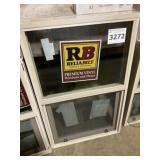 Almond Vinyl Single Hung Replacement Window