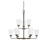 Nine Light Chandelier