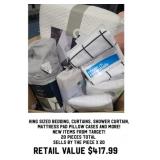 Mix King Size Bedding & Curtains x 20 pieces