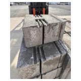 Split faced retaining wall stone by the pallet