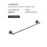 DXV 24" Towel Bar (Bronze)