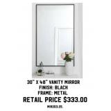 30" x 48" Vanity Mirror