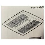 Broan flex in-vent exhaust fan/light. x2