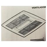 Broan flex in-vent exhaust fan/light. x2