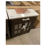 30" Brown Vanity w/Sink Top