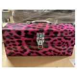 Pink Leopard Tool Box.   x2
