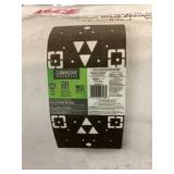 Black Plastic Mailbox Mounting Plate x6