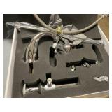 Polished Chrome Cross Handle Faucet
