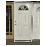 36" RH Smooth Fiberglass Exterior Door