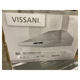 30" Stainless Steel Ductless Wall Mount Range Hood