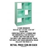 6 Cube Organizer x 2