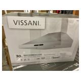 30" Stainless Steel Ductless Wall Mount Range Hood