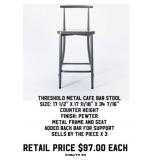 Threshold Metal Cafe Bar Stool x 3