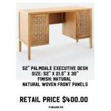 52" Palmdale Executive Desk