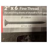 2" Fine Thread Drywall Screws 1lb x 12