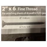 2" Fine Thread Drywall Screws 1lb x 12
