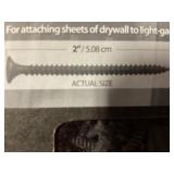 2" Fine Thread Drywall Screws 1lb x 12