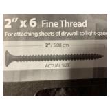 2" Fine Thread Drywall Screws 1lb x 12