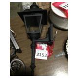 1 Bulb Black Wall Lantern