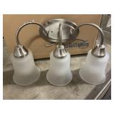 3 Bulb Bath Vanity Light x 2