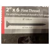 2" Fine Thread Drywall Screws 1lb x 24