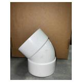 4" PVC 45° Angle Elbows x 30pcs