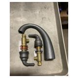Platinum 2 Handle Faucet w/Arch Spout x 2