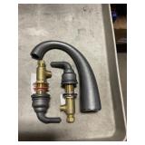 Platinum 2 Handle Faucet w/Arch Spout x 2