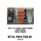 29.5" x 51" Double Vanity Mirror