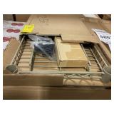 14"x24"x8" Tan Metal Utility Shelf x 5 boxes