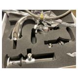 Polished Chrome Cross Handle Faucet