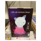 LED Cat Children Lamp x 12 Lights
