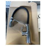 Deck Mount Single Handle Pull Down Kitchen Faucet