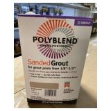 4 Boxes -PolyBlend Sanded Grout