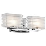 Kichler 2-Light Bath Fixture (Chrome)