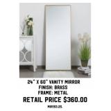 24" x 60" Vanity Mirror