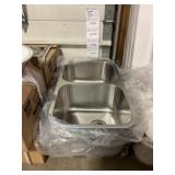 31" Stainless Steel Double Bowl Sink